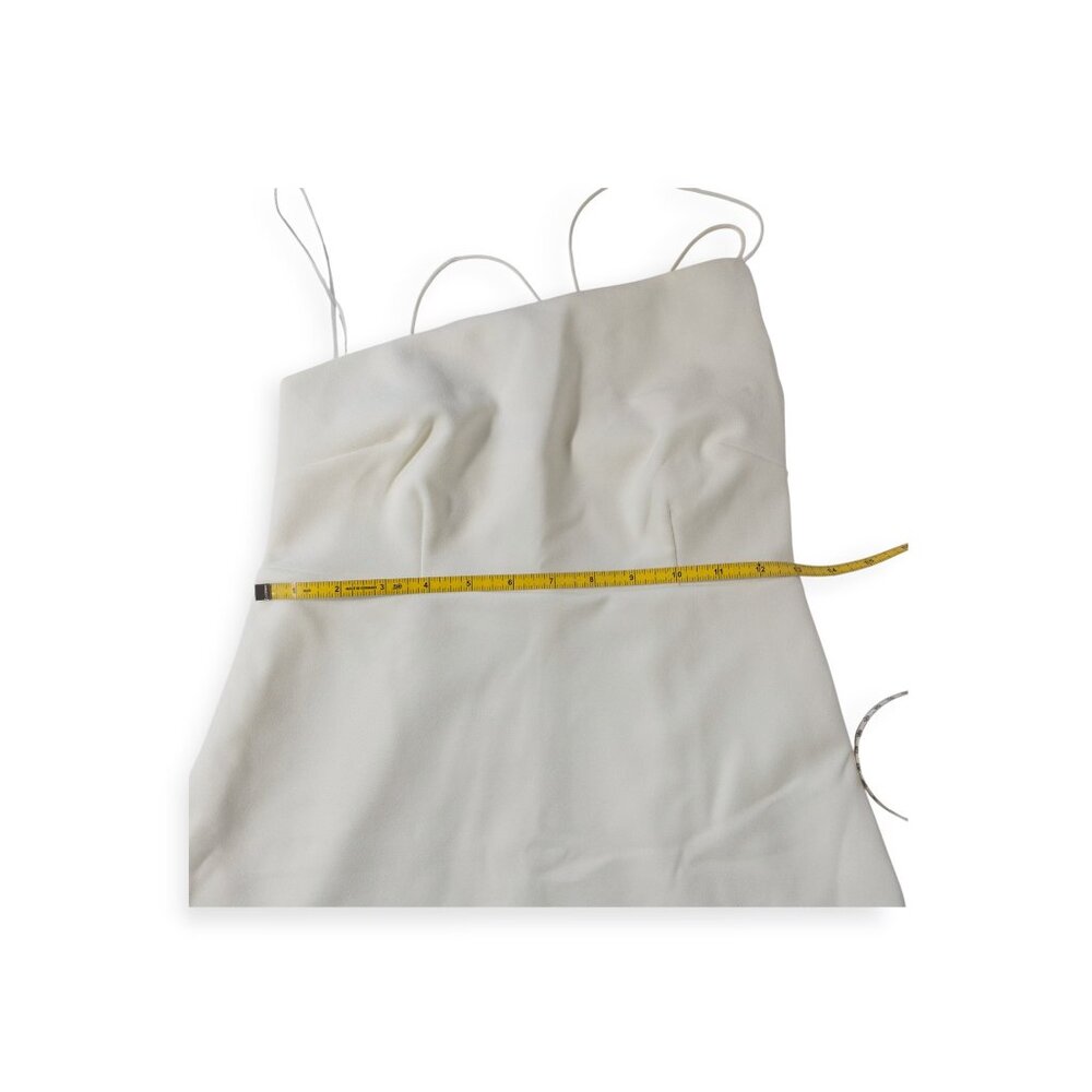 Abercrombie and Fitch White One Shoulder Dress SZ S Skort Bottom Mini Dress - Picture 7 of 9